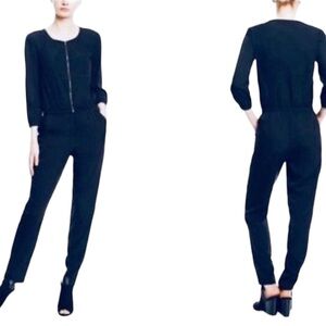 NWT W118 by WALTER BAKER Peavey Jumpsuit Navy M